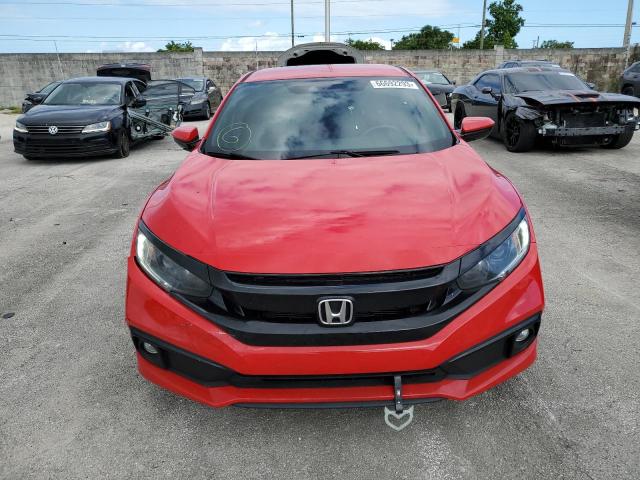 2HGFC2F85LH518987 - 2020 HONDA CIVIC SPORT 红色 照片 5