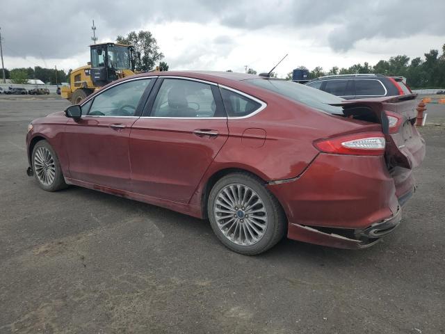 3FA6P0K92ER208346 - 2014 FORD FUSION TITANIUM RED photo 2