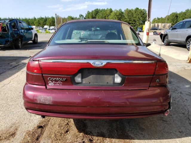 1FAFP663XXK100430 - 1999 FORD CONTOUR SE BURGUNDY photo 6