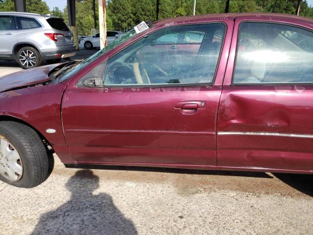 1FAFP663XXK100430 - 1999 FORD CONTOUR SE BURGUNDY photo 7