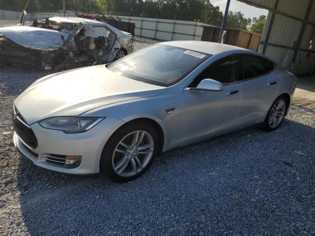5YJSA1DNXDFP07759 - 2013 TESLA MODEL S Արծաթագույն լուսանկար 1