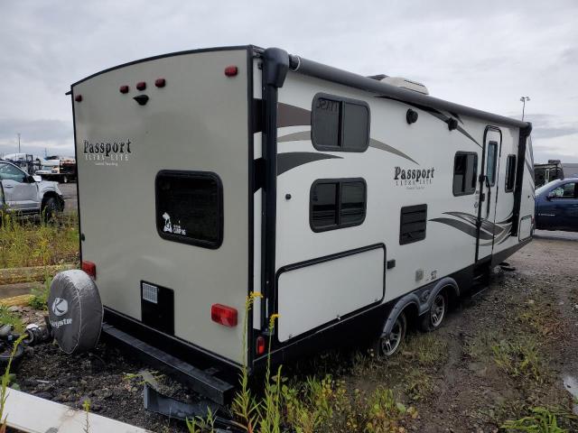 4YDT24025KD411192 - 2019 KEYSTONE PASSPORT WHITE photo 4