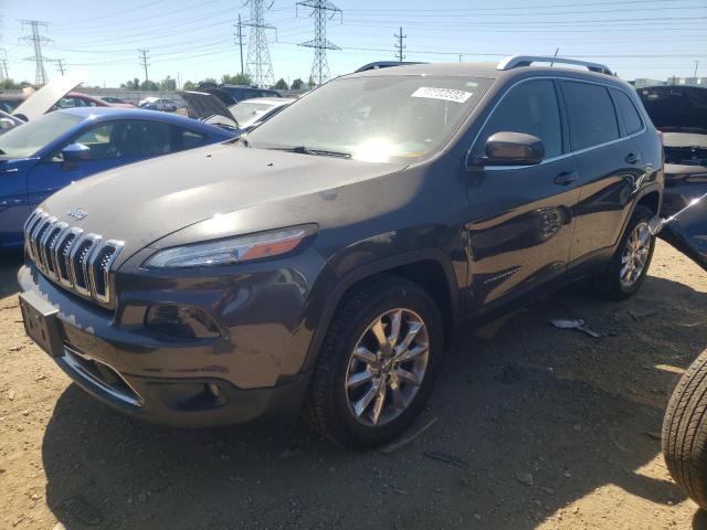 1C4PJMDS8FW634046 - 2015 JEEP CHEROKEE 4 LIMITED GRAY photo 1