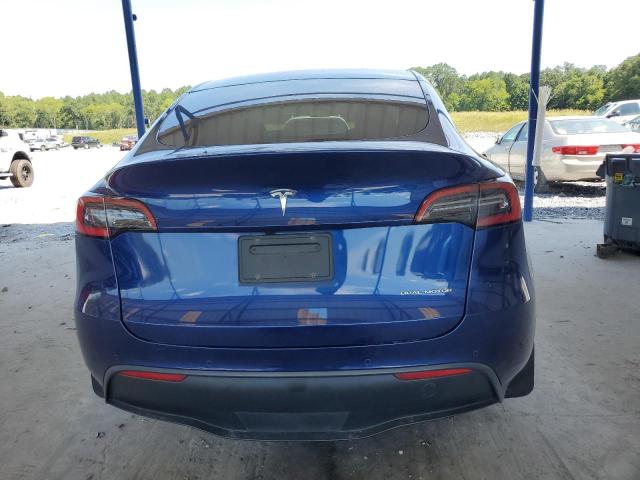 5YJYGDEE7MF117592 - 2021 TESLA MODEL Y Կապույտ լուսանկար 6