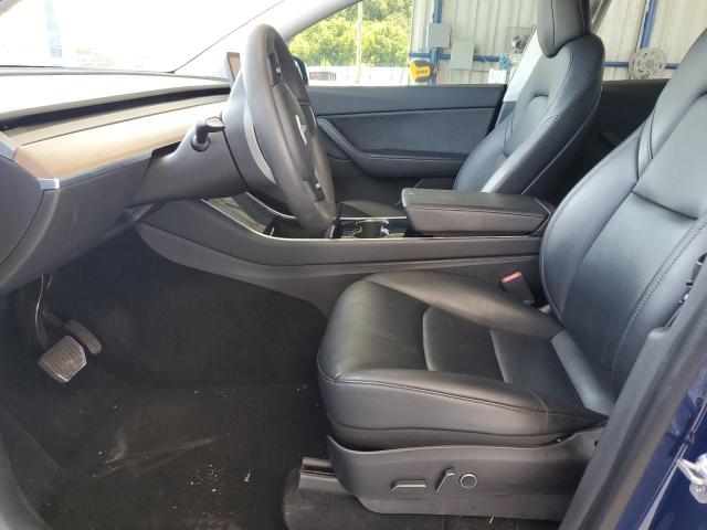 5YJYGDEE7MF117592 - 2021 TESLA MODEL Y Կապույտ լուսանկար 7