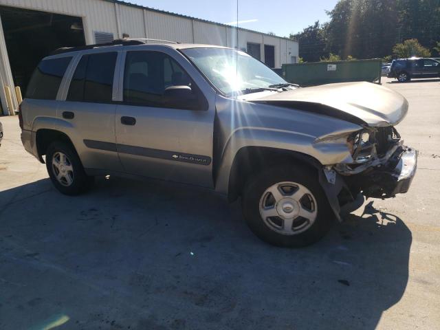 1GNDS13S132134823 - 2003 CHEVROLET TRAILBLAZE GRAY photo 4