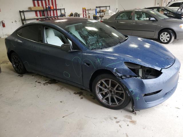 5YJ3E1EB9JF099225 - 2018 TESLA MODEL 3 أزرق صورة 4