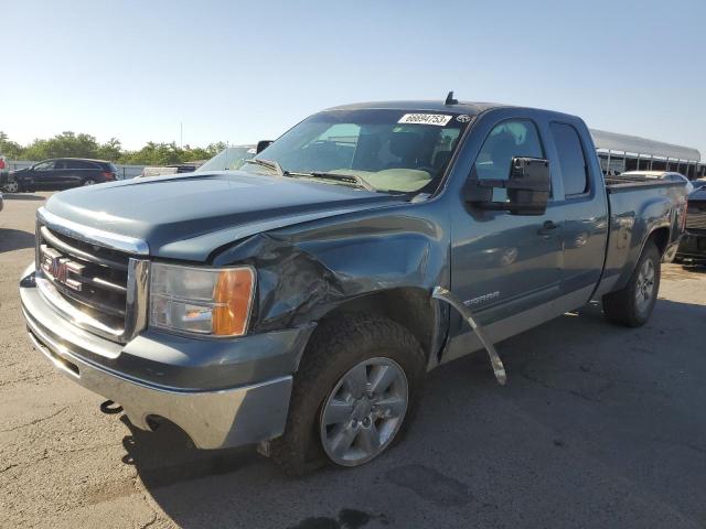 1GTSKVE32AZ119023 - 2010 GMC SIERRA K1500 SLE BLUE photo 1