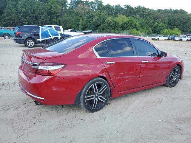 1HGCR2F54GA168991 - 2016 HONDA ACCORD SPORT RED photo 3