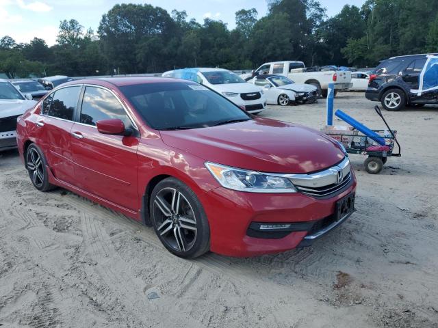 1HGCR2F54GA168991 - 2016 HONDA ACCORD SPORT RED photo 4