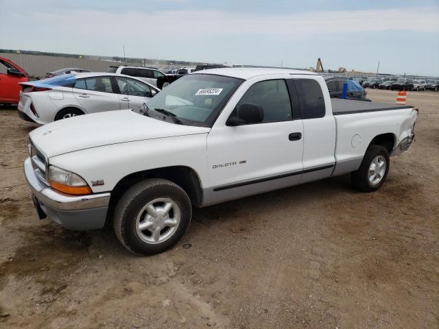 1B7GL22X4YS517720 - 2000 DODGE DAKOTA WHITE photo 1