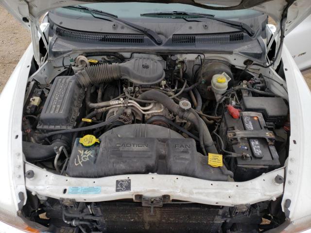 1B7GL22X4YS517720 - 2000 DODGE DAKOTA WHITE photo 11