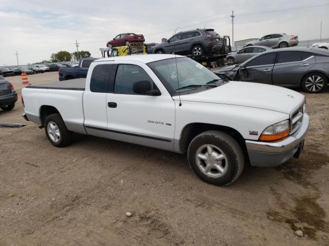 1B7GL22X4YS517720 - 2000 DODGE DAKOTA WHITE photo 4