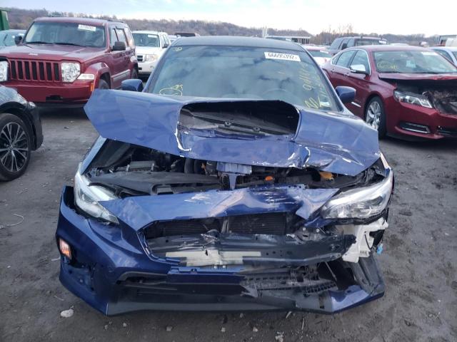 JF1VA1A69J9825842 - 2018 SUBARU WRX BLUE photo 5