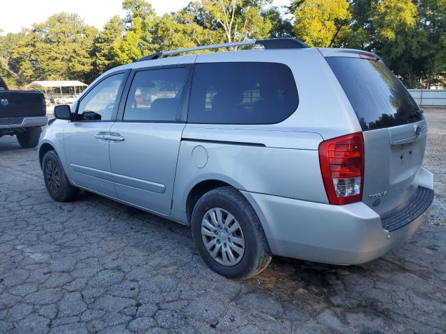 KNDMG4C73C6449400 - 2012 KIA SEDONA LX SILVER photo 2