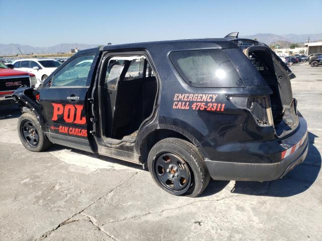 1FM5K8AR7HGA62893 - 2017 FORD EXPLORER POLICE INTERCEPTOR BLACK photo 2