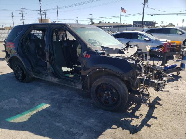 1FM5K8AR7HGA62893 - 2017 FORD EXPLORER POLICE INTERCEPTOR BLACK photo 4