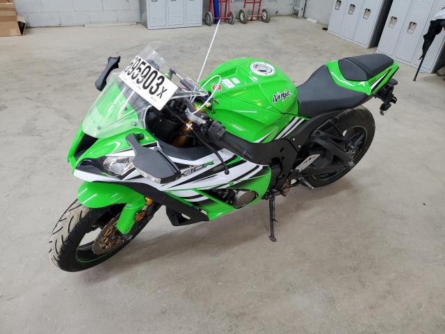 JKAZXCJ17FA025454 - 2015 KAWASAKI ZX1000 J GREEN photo 2