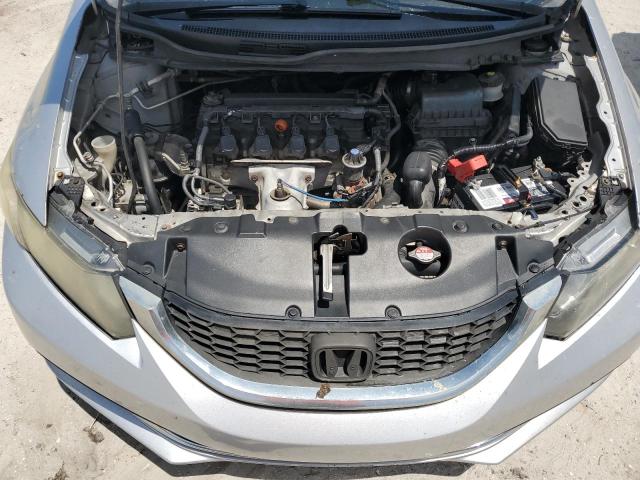 2HGFB2F52DH528709 - 2013 HONDA CIVIC LX ვერცხლისფერი ფოტო 11