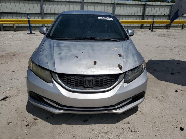 2HGFB2F52DH528709 - 2013 HONDA CIVIC LX ვერცხლისფერი ფოტო 5