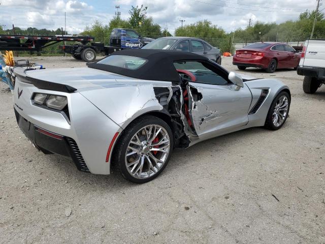 1G1YU3D66F5606351 - 2015 CHEVROLET CORVETTE Z06 3LZ SILVER photo 3