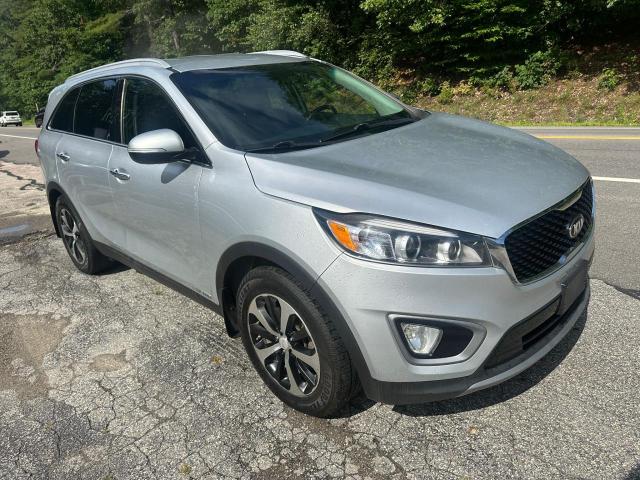 5XYPHDA55GG103833 - 2016 KIA SORENTO EX GRAY photo 1