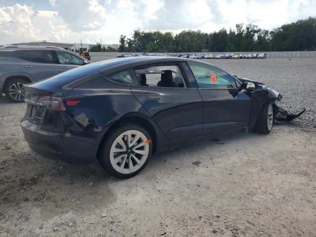 5YJ3E1EB5NF201495 - 2022 TESLA MODEL 3 黑色 照片 3