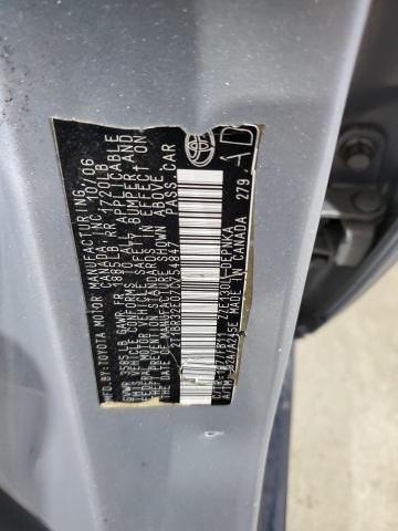 2T1BR32E07C754847 - 2007 TOYOTA COROLLA CE Silber Foto 12