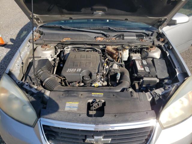 1G1ZU538X6F180323 - 2006 CHEVROLET MALIBU LTZ ვერცხლისფერი ფოტო 11