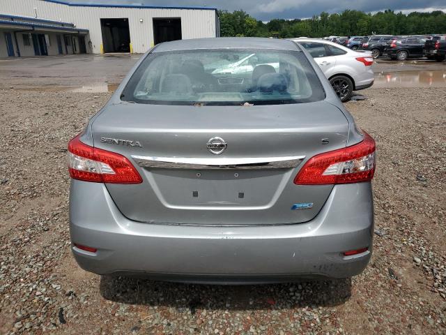 3N1AB7AP7DL694748 - 2013 NISSAN SENTRA S SILVER photo 6