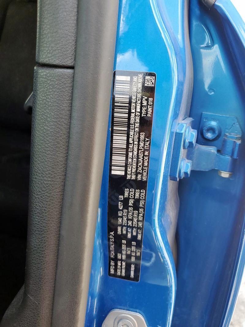 ZACNJAAB7LPM01663 - 2020 JEEP RENEGADE SPORT BLUE photo 14