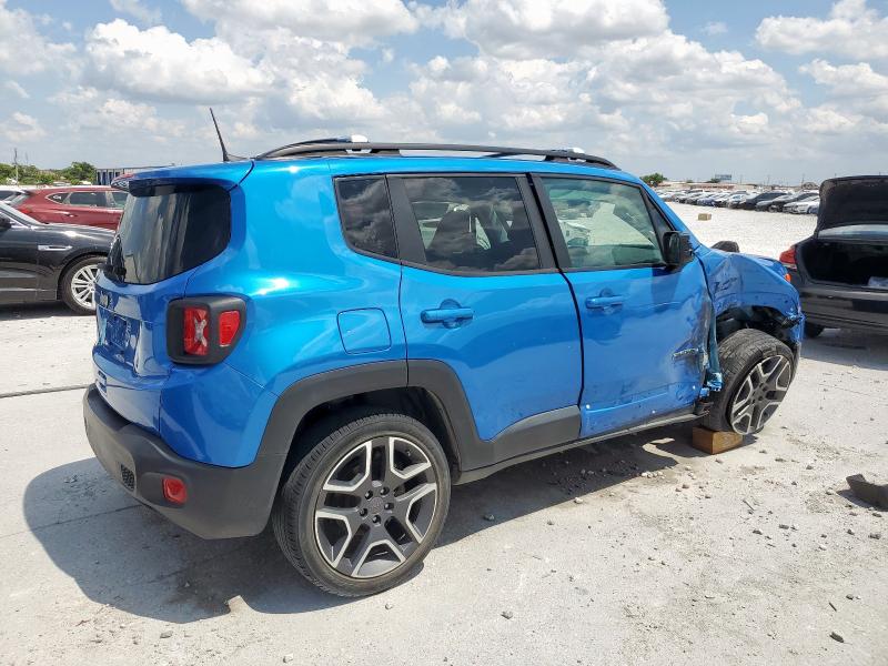 ZACNJAAB7LPM01663 - 2020 JEEP RENEGADE SPORT BLUE photo 3