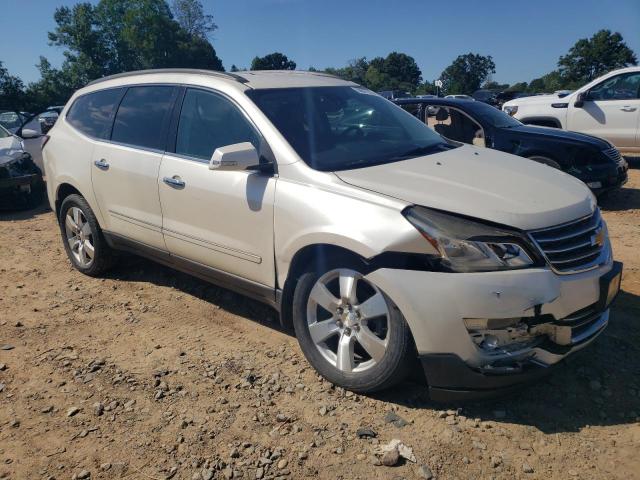 1GNKVJKD2EJ226047 - 2014 CHEVROLET TRAVERSE LTZ WHITE photo 4