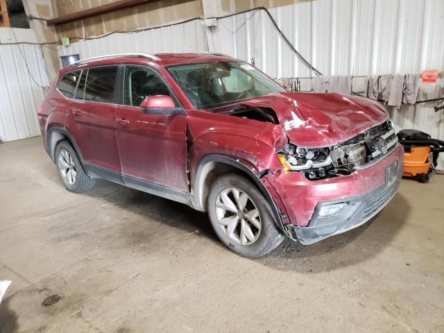 1V2LR2CAXKC562717 - 2019 VOLKSWAGEN ATLAS SE Темно-червоний фото 4