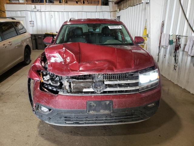 1V2LR2CAXKC562717 - 2019 VOLKSWAGEN ATLAS SE Темно-червоний фото 5