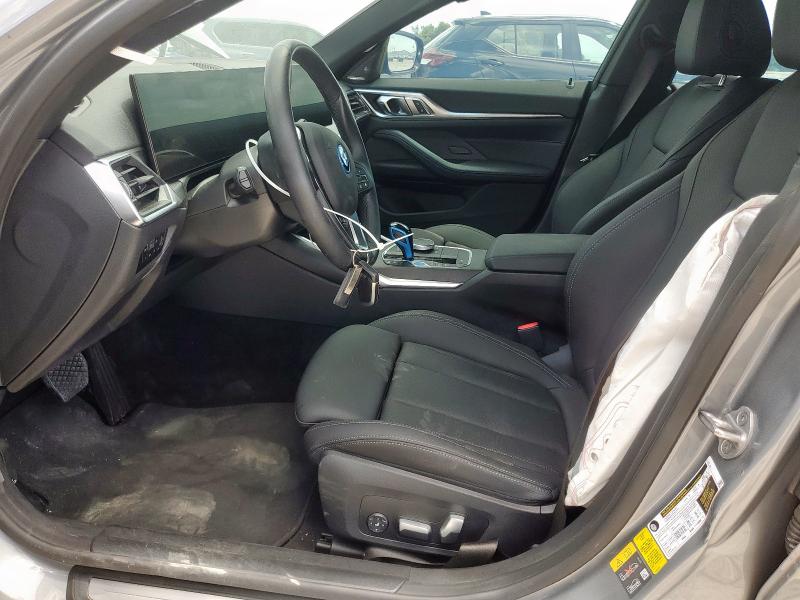 WBY43AW02PFP51791 - 2023 BMW I4 EDRIVE 35 GRAY photo 7