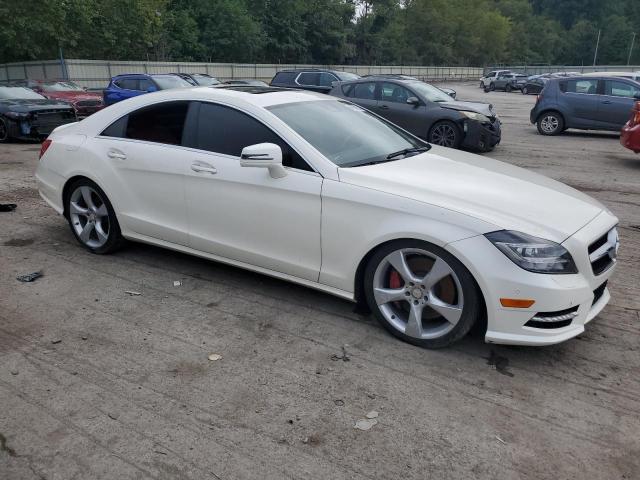 WDDLJ9BB5EA103418 - 2014 MERCEDES-BENZ CLS 550 4MATIC WHITE photo 4