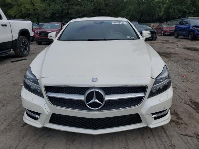 WDDLJ9BB5EA103418 - 2014 MERCEDES-BENZ CLS 550 4MATIC WHITE photo 5