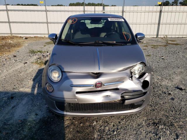 3C3CFFAR6FT598574 - 2015 FIAT 500 POP SILVER photo 5