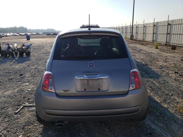 3C3CFFAR6FT598574 - 2015 FIAT 500 POP SILVER photo 6