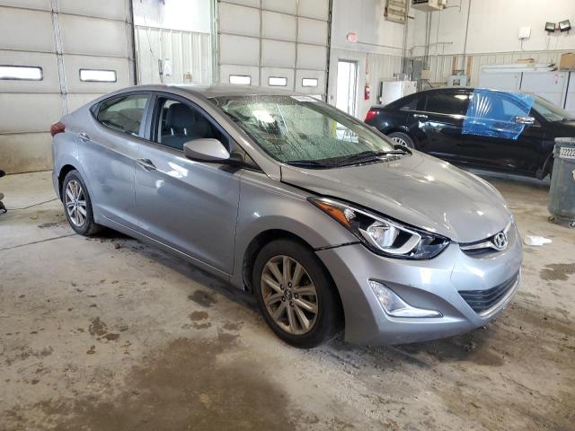 KMHDH4AE6EU126600 - 2014 HYUNDAI ELANTRA SE GRAY photo 4