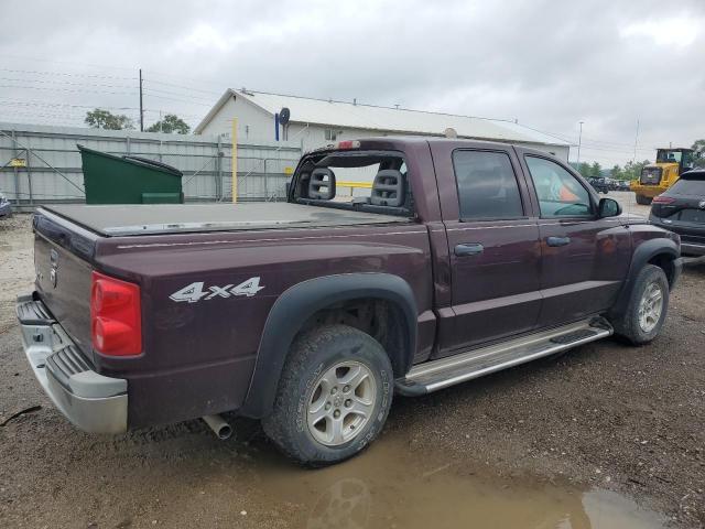 1D7HW48N05S224606 - 2005 DODGE DAKOTA QUAD SLT BROWN photo 3