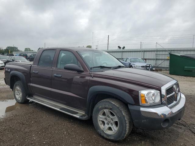 1D7HW48N05S224606 - 2005 DODGE DAKOTA QUAD SLT BROWN photo 4