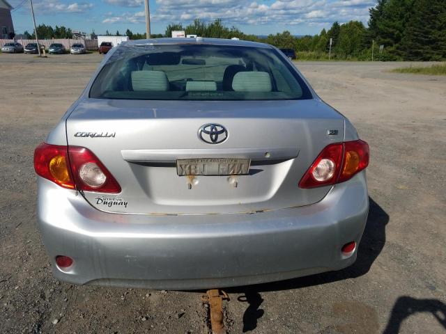 2T1BU40E09C029386 - 2009 TOYOTA COROLLA BASE Gümüş foto 6