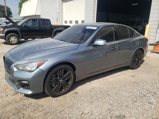 JN1BV7AR9EM681830 - 2014 INFINITI Q50 BASE SILVER photo 1