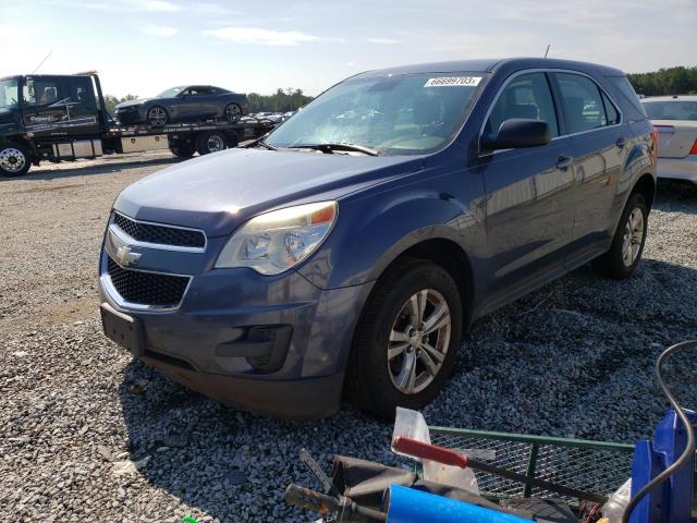 2GNALAEKXE6143734 - 2014 CHEVROLET EQUINOX LS BLUE photo 1