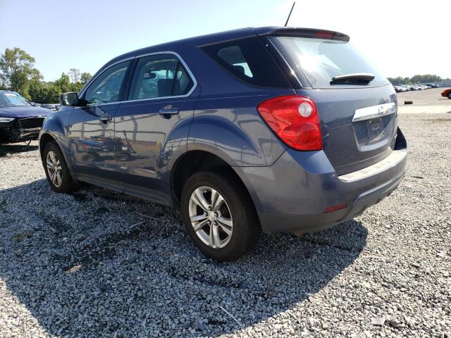 2GNALAEKXE6143734 - 2014 CHEVROLET EQUINOX LS BLUE photo 2