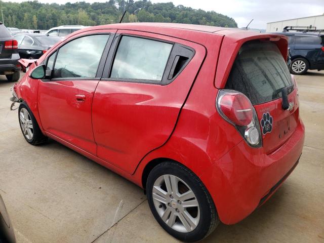 KL8CD6S91FC763158 - 2015 CHEVROLET SPARK 1LT RED photo 2