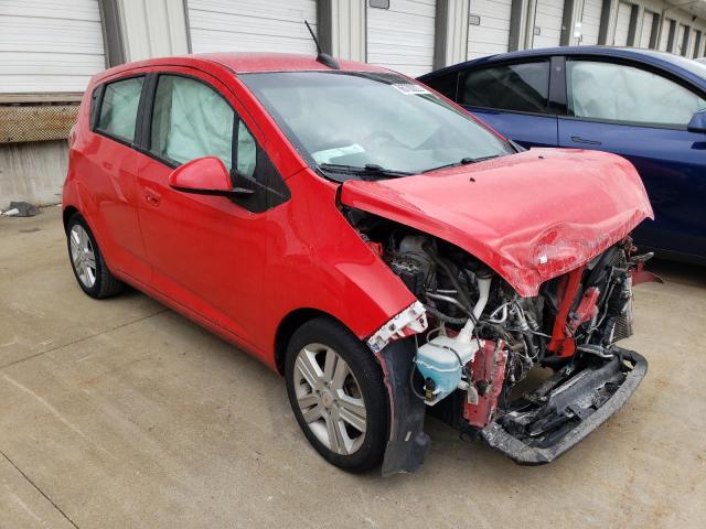 KL8CD6S91FC763158 - 2015 CHEVROLET SPARK 1LT RED photo 4