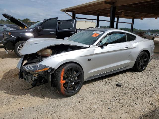 1FA6P8CF7K5184627 - 2019 FORD MUSTANG GT SILVER photo 1